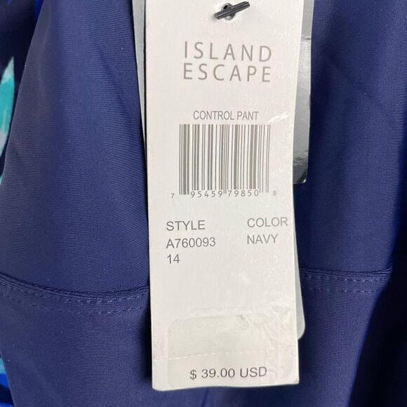 NWT Island Escape Matching Tankini and Swim Bottoms Size 14 - Picture 6 of 6